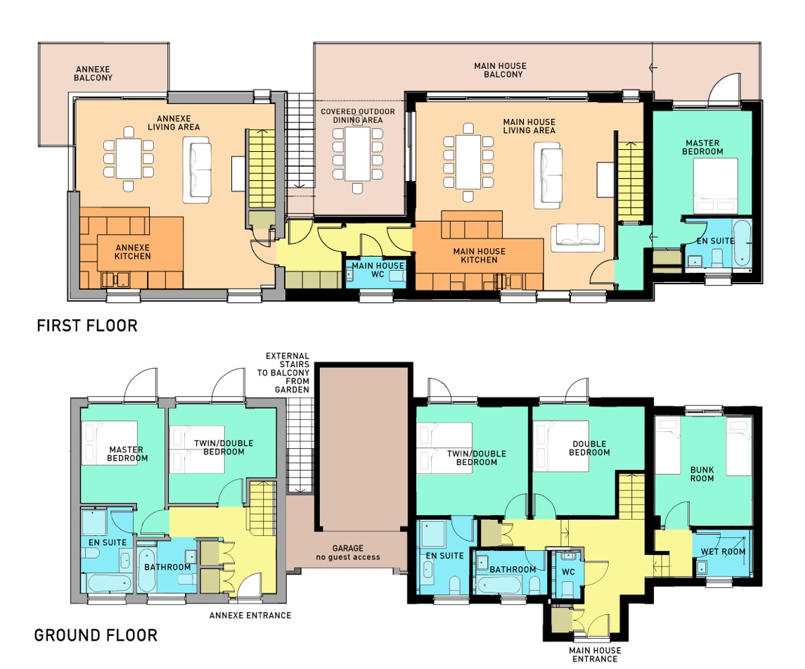 Floor plans of Sloopside